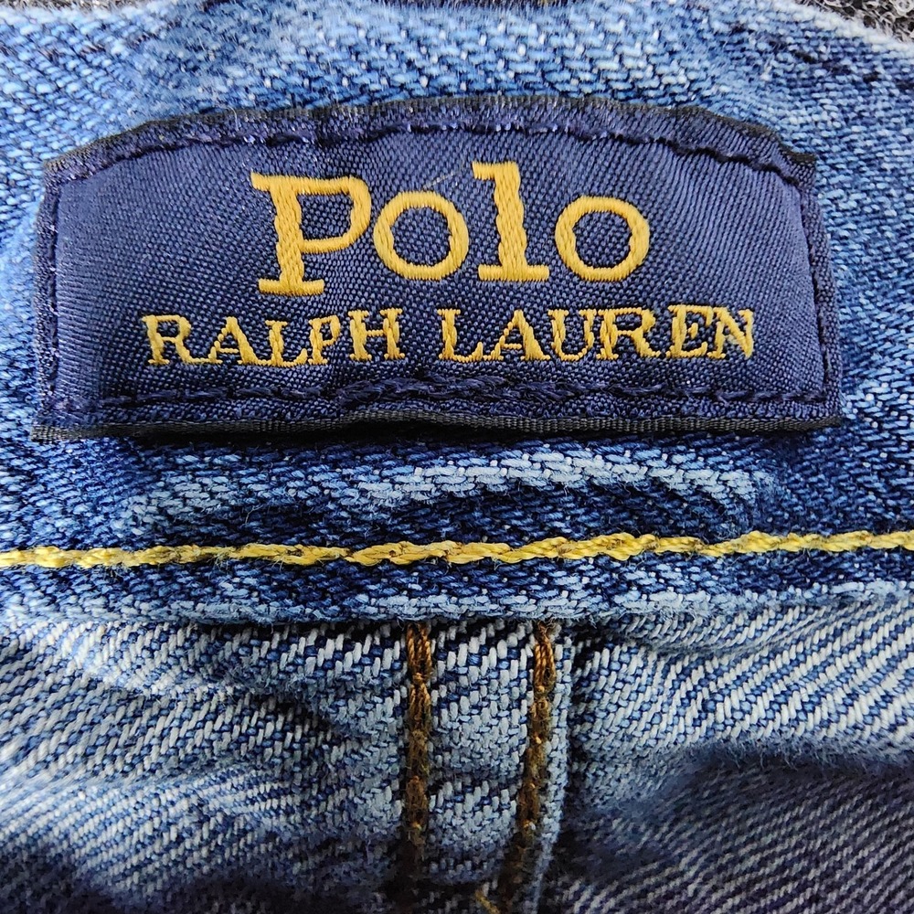 Polo Ralph Lauren The Sullivan Slim Distressed Denim Jeans Youth Boys Size 20 - Picture 7 of 12